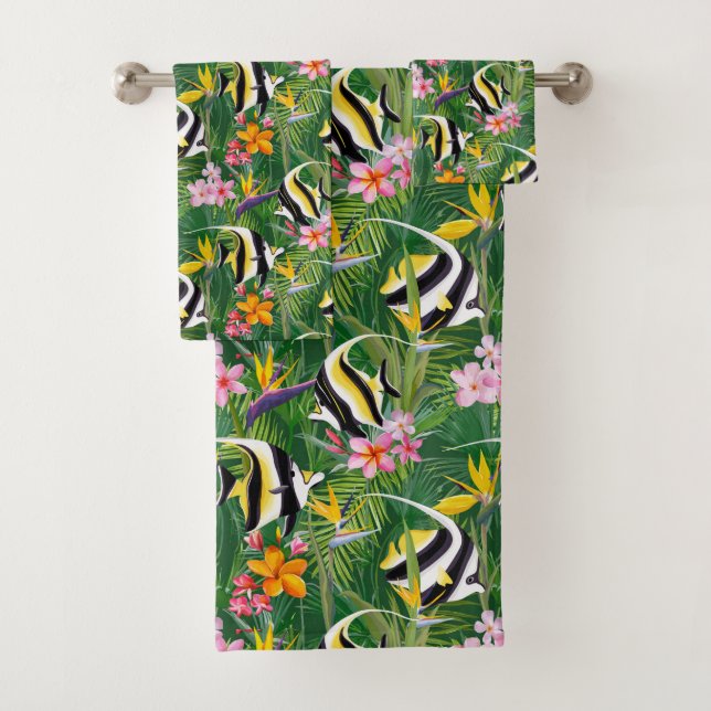 Tropical Fish Badhandtuch Set (Insitu)