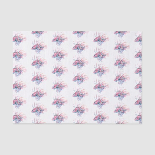 Tropical Fish Decorative Tissue Paper Pattern Seidenpapier (Vorderseite)