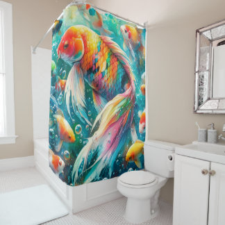 Tropical Fish Shower Curtain Duschvorhang