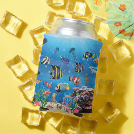 Tropical Fish swimming Seabed Dosenkühler