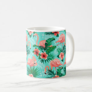 Tropical Flamingo Coffee Tasse