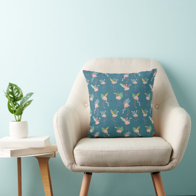 Tropical Flamingo Cushion Kissen (Stuhl )