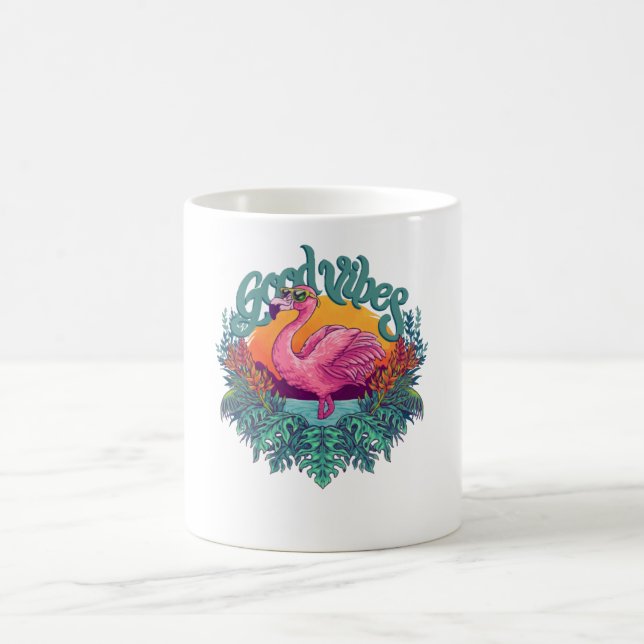 Tropical Flamingo Kaffeetasse (Mittel)