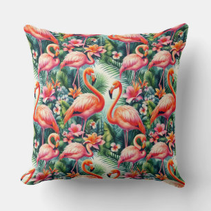 Tropical Flamingo Kissen