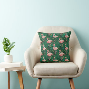 Tropical Flamingo Pattern Kissen