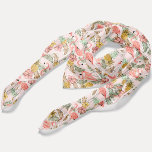 Tropical Flamingo Pattern Schal<br><div class="desc">Schöne Aquarellbrunnen und Monstera Blätter tropische Motive.</div>