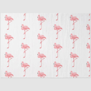 Tropical Flamingo-Serie Design 16 Seidenpapier