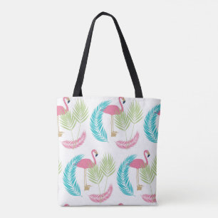 Tropical Flamingo Tote Bag - Niedlich rosa Flaming