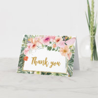 Tropical Floral Aloha Babydusche