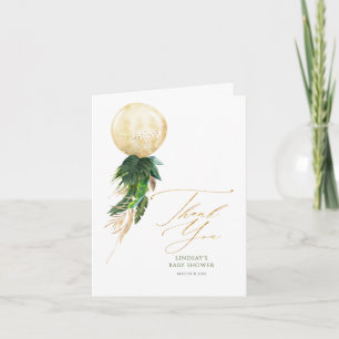 Tropical Floral Balloon Garland Vielen Dank Dankeskarte