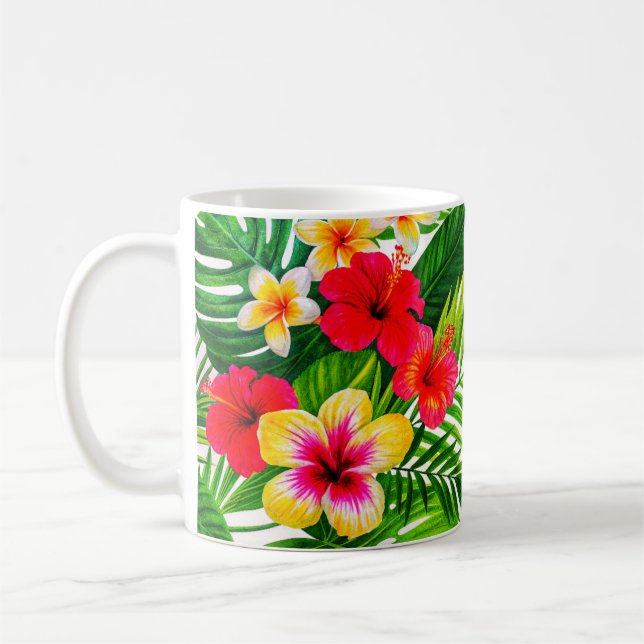 Tropical Floral Gift Kaffeetasse (Links)
