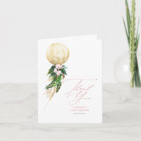 Tropical Floral Gold Balloon Garland Vielen Dank