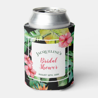 Tropical Floral Hawaiian Luau Bridal Dosenkühler