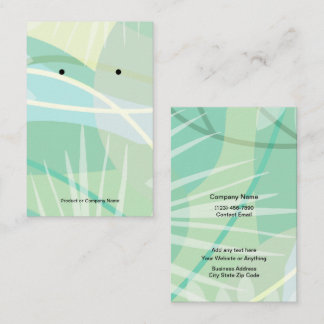 Tropical Floral Juwelier Display Cards Visitenkarte