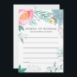 Tropical Floral Summer Brautparty Hinweiskarte<br><div class="desc">Die exotisch-rosa,  rosa und gelbe Sommerzeit-Brautparty-Ratschläge für Bräunungskarten mit den Blätter von Pfennigfuchsen,  Eukalyptus,  Rosehips,  Sukkulent,  Lisianthus und Menthol.</div>