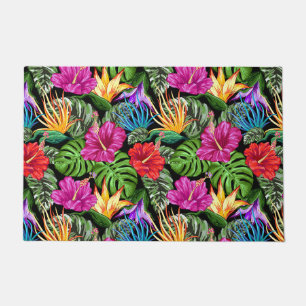 Tropical Floral Summer Movie Muster Fußmatte