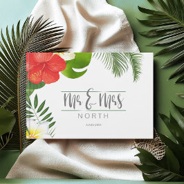 Tropical Floral Wedding ID475 Gästebuch