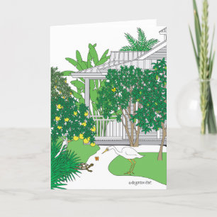 Tropical Florida - Blank Card Karte