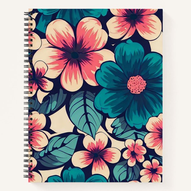 Tropical Flower Notizbuch (Vorderseite)