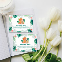 Tropical Flower Schlüpfende Dino-Bücher Baby Showe