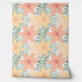 Tropical Flowers Tapete