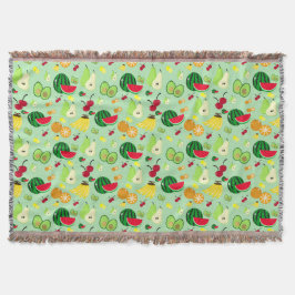 Tropical Frenzy Throw Blanket Decke
