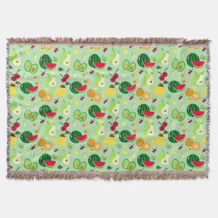 Tropical Frenzy Throw Blanket Decke