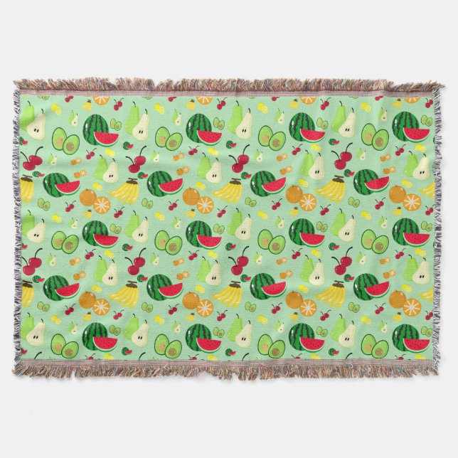 Tropical Frenzy Throw Blanket Decke (Vorderseite)