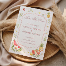 Tropical Fruit Floral Announcement