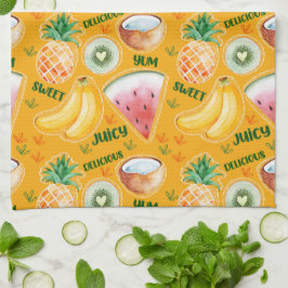 Tropical Fruit Kitchen Handtücher
