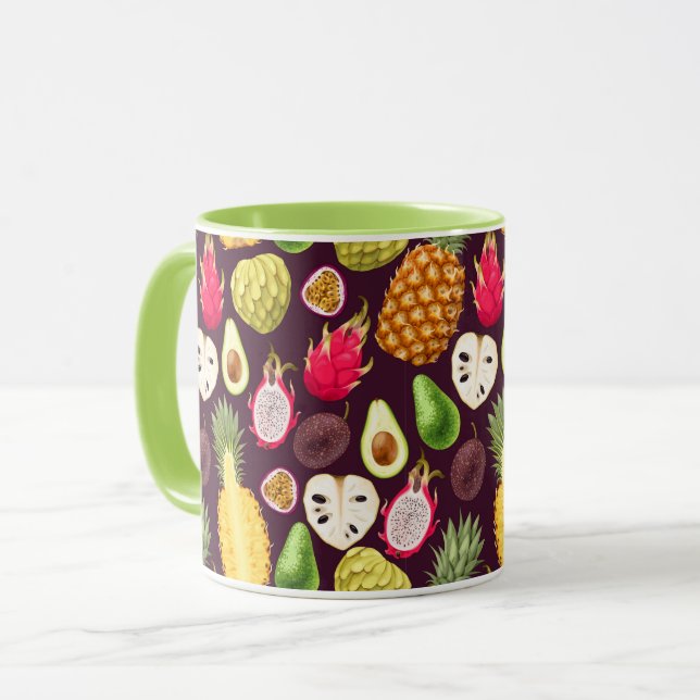 Tropical Fruit Mug Tasse (Vorderseite Links)