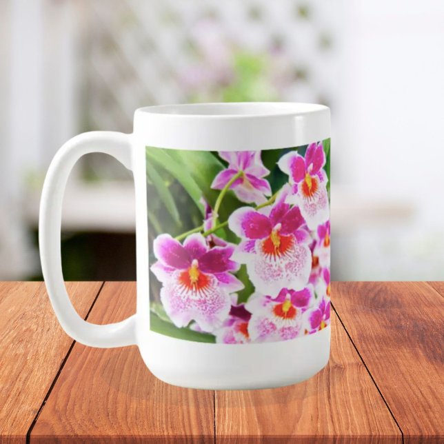 Tropical Fuchsia Orchids Tasse (Von Creator hochgeladen)