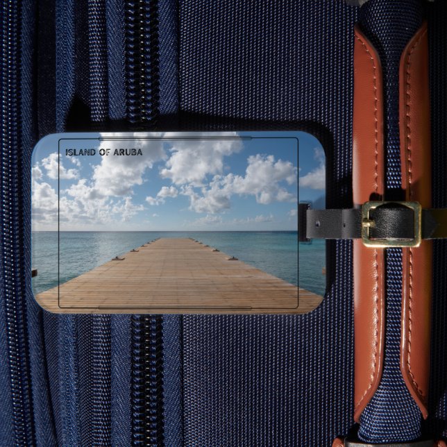 Tropical Getaway Gepäckanhänger (Vorderseite Insitu 4)