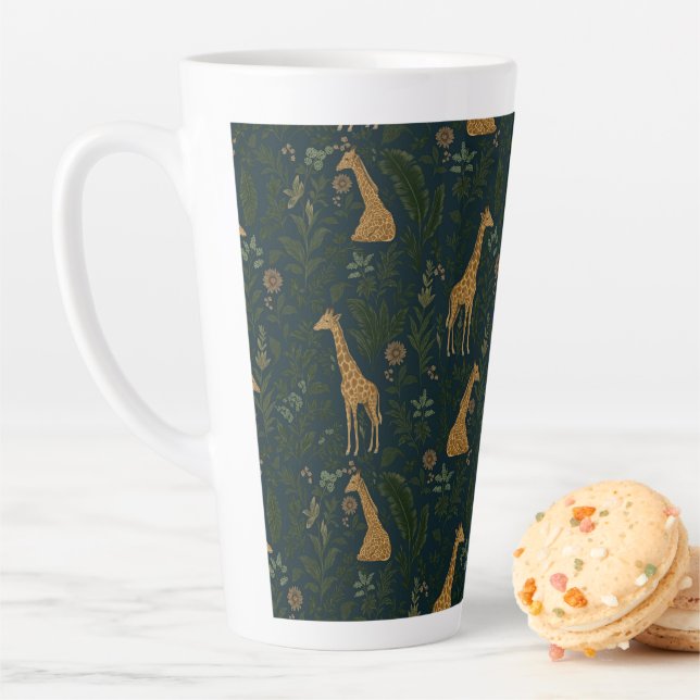 Tropical Giraffe Hangout Milchtasse (Beispiel)