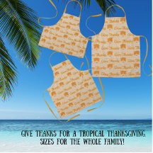 Tropical Give Thanks Erntedankfest Palme