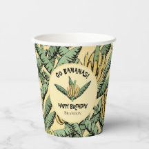 Tropical Go Bananas zum Geburtstag glücklich