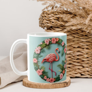 Tropical Grace balancierender Flamingo Kaffeetasse