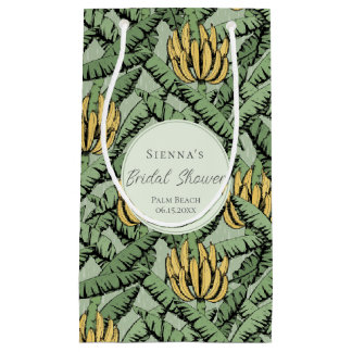 Tropical Green Banana Blätter Bachelorette Kleine Geschenktüte