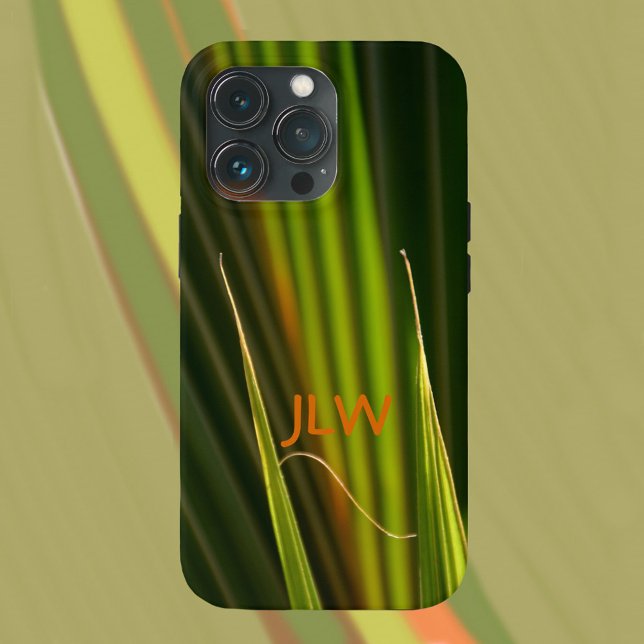 Tropical Green Palm Fronds individuell anpassbar Case-Mate iPhone Hülle (Von Creator hochgeladen)