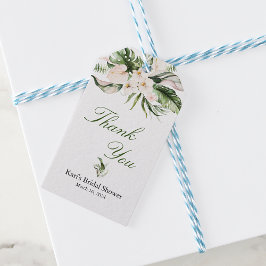 Tropical Greenery Favor Tag Geschenkanhänger