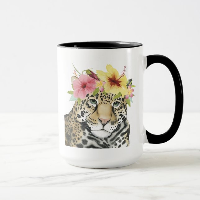 Tropical Halo | Süße Cheetah Tasse (Rechts)