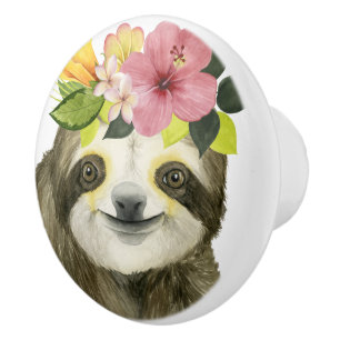 Tropical Halo Sweet Sloth Keramikknauf