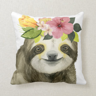 Tropical Halo   Sweet Sloth Kissen