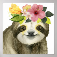 Tropical Halo | Sweet Sloth