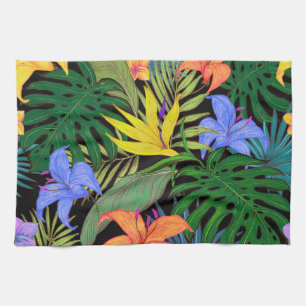 Tropical Hawaii Aloha Blume Graphic Geschirrtuch