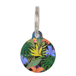 Tropical Hawaii Aloha Blume Graphic Haustiermarke