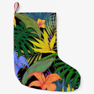 Tropical Hawaii Aloha Blume Graphic Kleiner Weihnachtsstrumpf