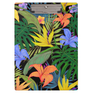 Tropical Hawaii Aloha Blume Graphic Klemmbrett