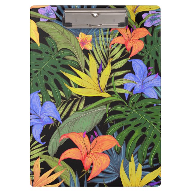 Tropical Hawaii Aloha Blume Graphic Klemmbrett (Vorderseite)