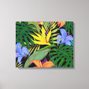 Tropical Hawaii Aloha Blume Graphic Leinwanddruck